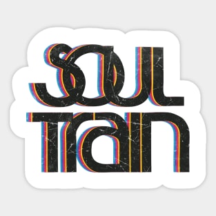 Soul Train Vintage Look Sticker